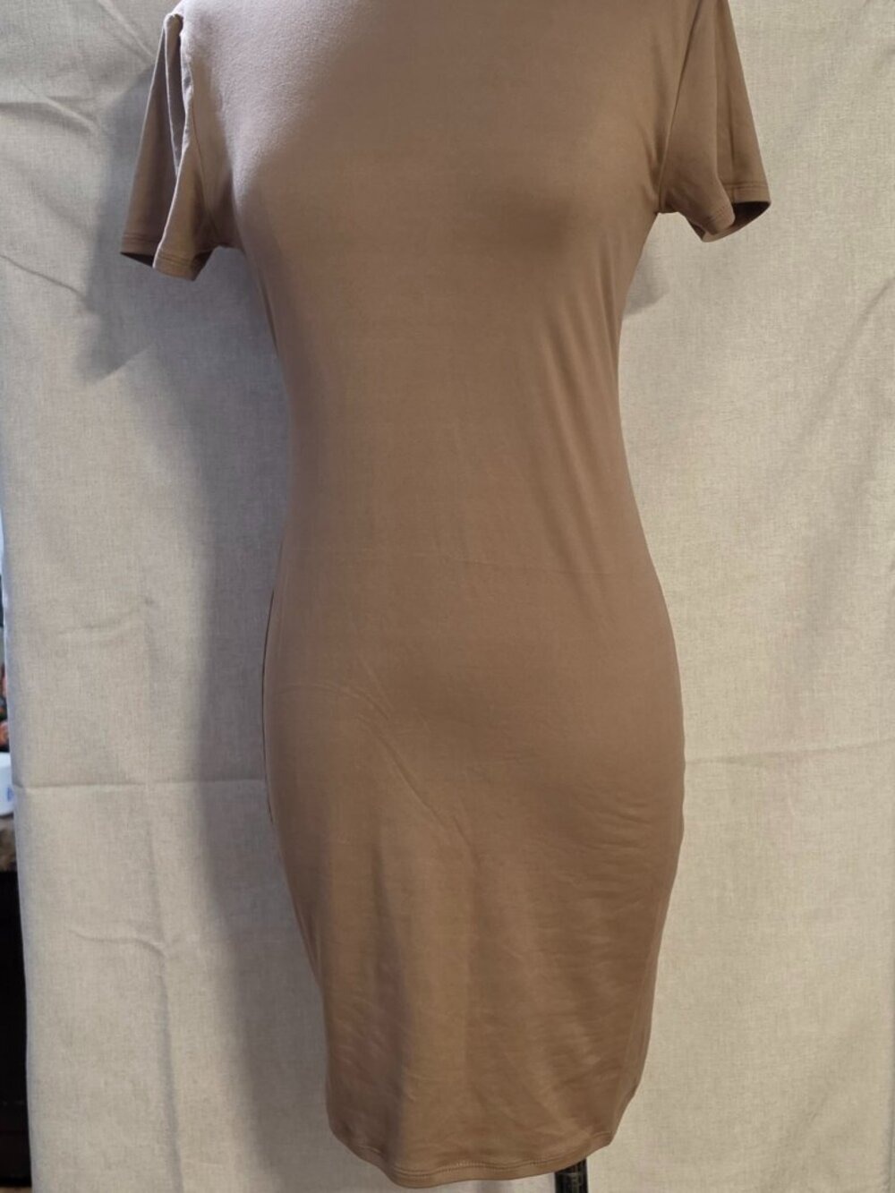 Brand New Popular 21 Tan Dress - Picture 3 of 11